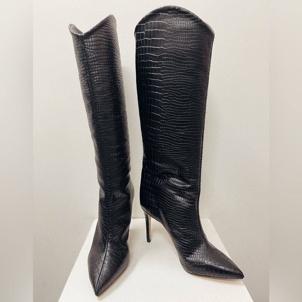 Maryana Tall Croc Boot